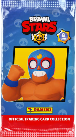 Scatola di metallo - PANINI - BRAWL STARS TC - 8 bustine - 64 carte