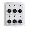Pannello Elettrico Bianco 6 Int.Con Led