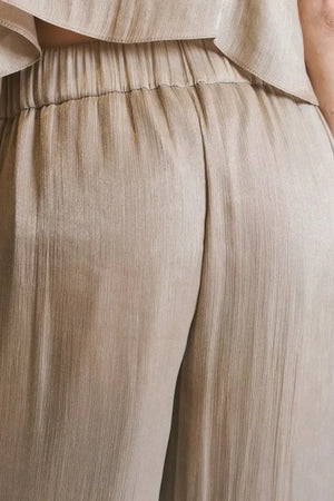 Pantalone palazzo lucido | ACCESS FASHION