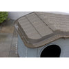 House for Cats Paola Eco Kerbl - 60 x 51 x 41 cm - grigio e marrone - plastica riciclata