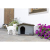 House for Cats Paola Eco Kerbl - 60 x 51 x 41 cm - grigio e marrone - plastica riciclata