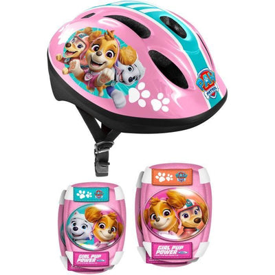 Protezioni Roller - PAW PATROL - Casco / Gomitiere / Ginocchiere - Rosa