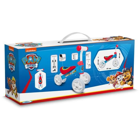 Portabiciclette a 4 ruote - PAW PATROL - PAT PATROUILLE - Il mio primo Baby Walker - Blu e Rosso