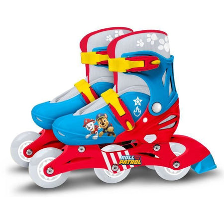 Pattini in linea due in uno - PAW PATROL - PAT PATROUILLE - 3 Ruote - Tri skate e Roller in lino - Misura regolabile 27-30