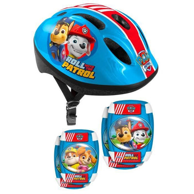 Set casco e gomitiere/ginocchiere - 50/56 cm - PAT PATROUILLE - PA450507