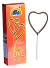 Candelina Love con Cuore 10 Pezzi
