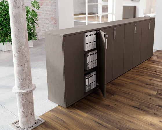 Mobile libreria per archivio documenti cm. 90,2x33,8/43,4x120h