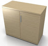 Mobile contenitore da ufficio con ante in melaminico cm. 90,2x33,8/43,4x81,6h
