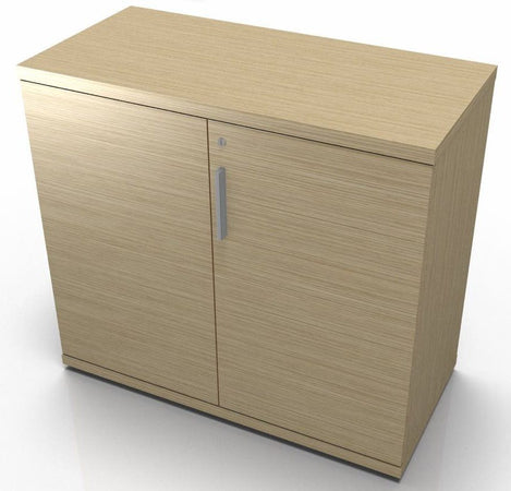 Mobile contenitore da ufficio con ante in melaminico cm. 90,2x33,8/43,4x81,6h