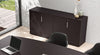 Mobile contenitore da ufficio con ante in melaminico cm. 90,2x33,8/43,4x81,6h