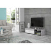 Mobile TV PILVI Contemporary - Cemento bianco e grigio chiaro - L 120 x P 42,1 x H 31,8 cm