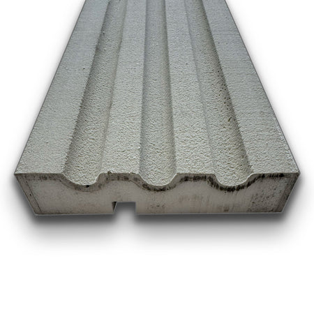 €9,99ml *** STOCK *** Pacco da 24ml di cornice decorativa in XPS Resinata per esterno 12x3x200cm PD112 - Eternal Parquet