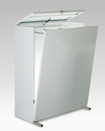 Cassettiera portadisegni a sospensione verticale con anti ribaltamento cm. 105x53x144h chiuso