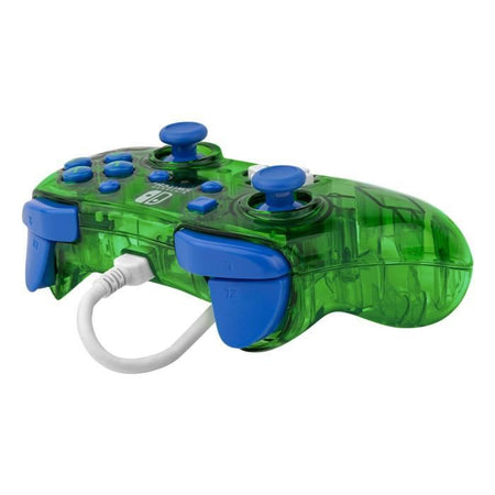 Gamepad - Rock Candy - Super Mario LUIGI - Cablato - Colori vivaci - Ergonomico