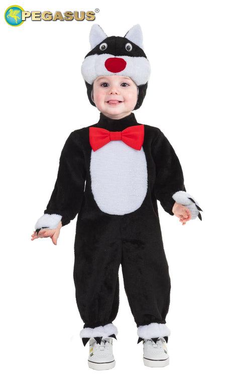 COSTUME CARNEVALE GATTO MALDESTRO DALLA 1° ALLA 4° - PEGASUS PE0004