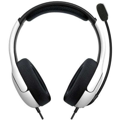 PDP - Cuffie da gioco cablate LVL40 per PS4 e PS5 - Bianche