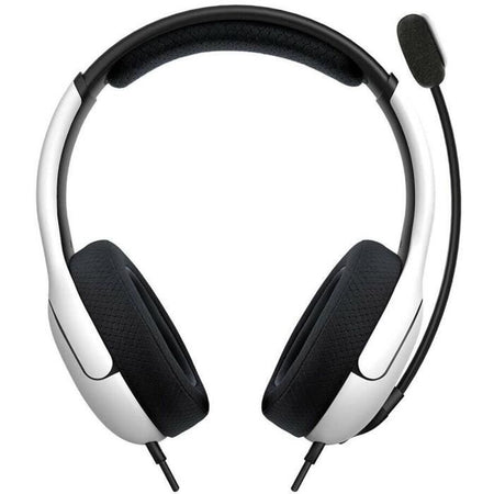 PDP - Cuffie da gioco cablate LVL40 per PS4 e PS5 - Bianche