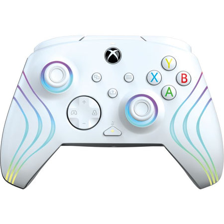 Gamepad - PDP - Afterglow Wave - Cablato - Bianco - Compatibile con PC e Xbox