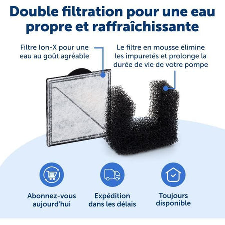 Fontana d'acqua - PETSAFE - VIVA - 4,1 L - Bianco