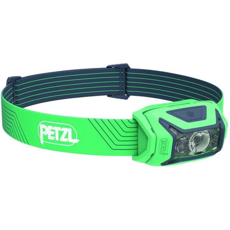 Lampada frontale - PETZL - ACTIK - Corsa / Trekking - 450 lumen - 3 batterie AAA/LR03 incluse - Verde