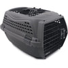 Gabbia per trasporto gatti M.PETS ECO GIRO - Gabbia in plastica - Taglia S - Grigio