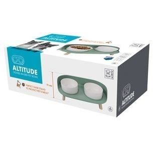 M.PETS ALTITUDE ciotola doppia rialzata - 2x50 ml