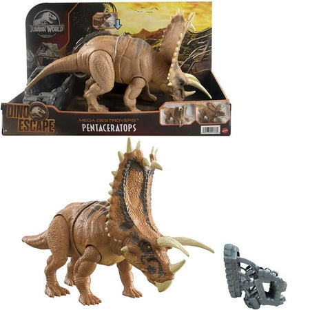 MATTEL JURASSIC WORLD PENTACERATOPS MEGA DISTRUTTOE