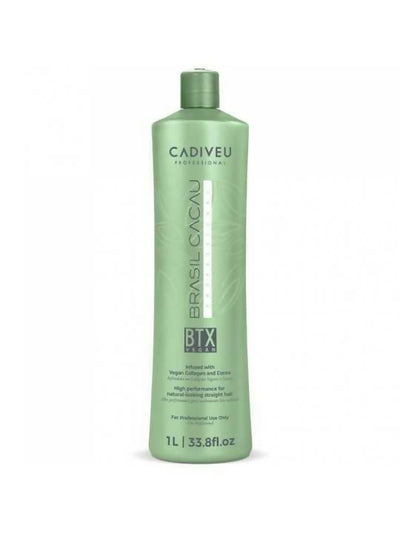 Cadiveu brasil cacau BTX vegan, trattamento lisciante senza petrolchimici, senza parabeni, vegano, cruelty-free