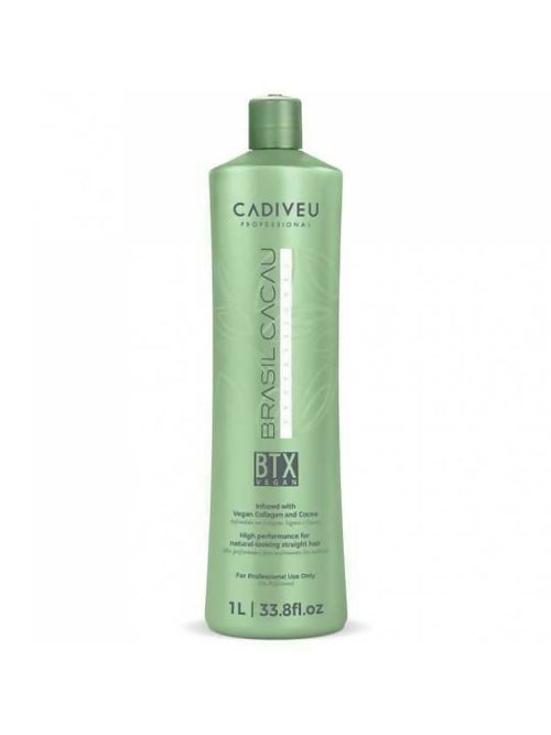 Cadiveu brasil cacau BTX vegan, trattamento lisciante senza petrolchimici, senza parabeni, vegano, cruelty-free