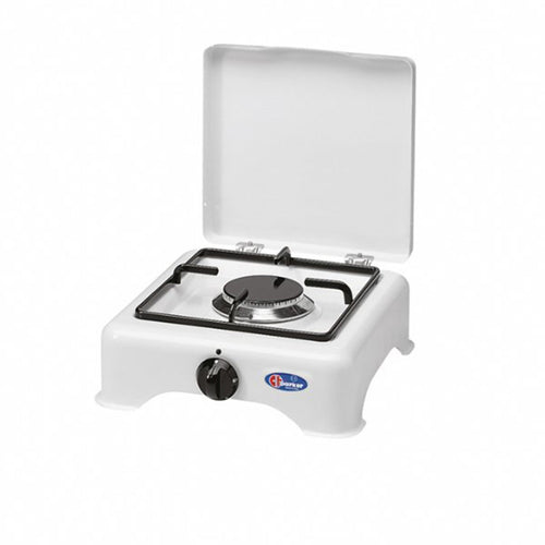 Fornello a gas da campeggio 1 fuoco Parker fiamma regolabile Made in Italy