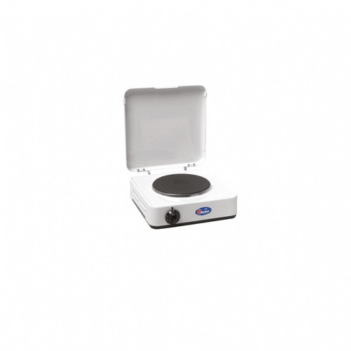 CFParker Fornello ad 1 una piastra elettrica 1500 Watt REGOLABILE portatile con coperchio made in Italy - 5321PC