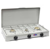 CFParker Fornello a Gas 3 Fuochi Gpl / Metano Grigio mod. 5328G