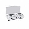 CFParker Fornello a Gas 3 Fuochi Gpl / Metano con Piano Estraibile mod. FO300CBGP