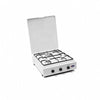CFParker Fornello a Gas 3 Fuochi Gpl / Metano con Piano Estraibile mod. FO330CBGP