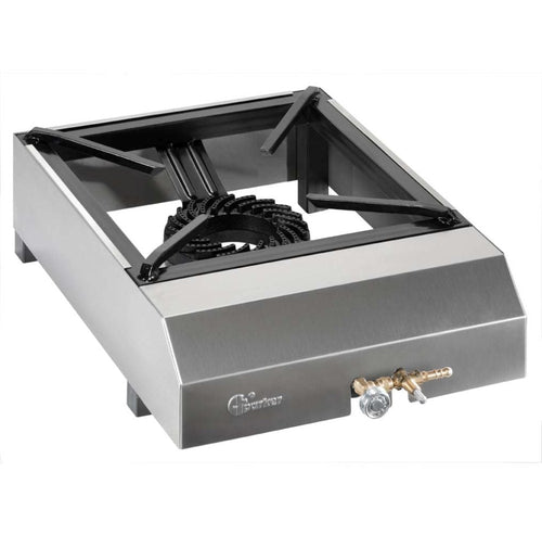 CFParker Fornellone a Gas Metano / Gpl PROFESSIONALE mod. FO4PS KARTER (kW 7,5)