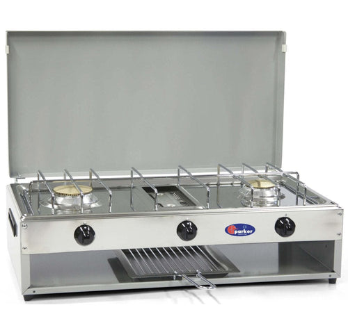CFParker Fornello a Gas 2 Fuochi Gpl / Metano mod. 552G