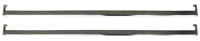 Portagrucce con due tubi cromati per scaffalatura cm. 100x70