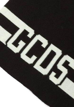 GCDS SCIARPA BAND LOGO SCARF da uomo