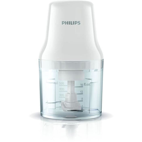 Tritatutto elettrico - PHILIPS - HR1393/00 - 450 W - 0,7 L - 2 lame - Bianco
