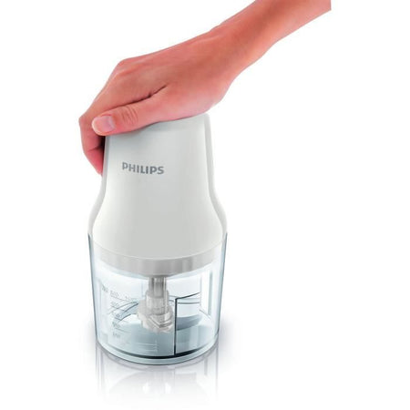 Tritatutto elettrico - PHILIPS - HR1393/00 - 450 W - 0,7 L - 2 lame - Bianco