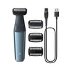 Philips BG3027 05 Rifinitore per il corpo da uomo BLU GRIGIO