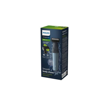 Philips BG3027 05 Rifinitore per il corpo da uomo BLU GRIGIO