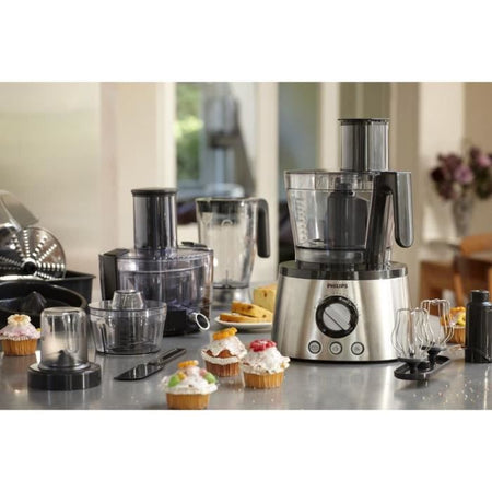 Robot da cucina 6 in 1 - PHILIPS - HR7778/00 - 1300 W - 3,4 L - Acciaio inossidabile