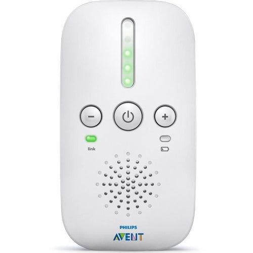 Philips Babyphone DECT SCD502 / 26 - A batteria o a rete - Portata 300 m - Funzione luce notturna