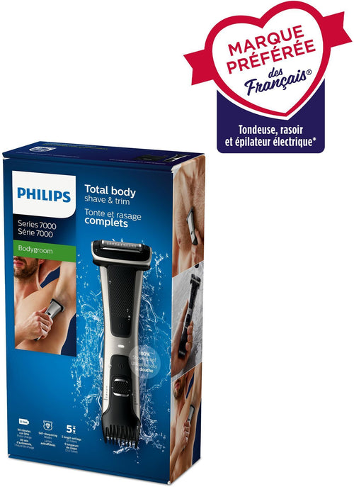 Rifinitore per il corpo PHILIPS BG7025/15 Serie 7000 4D - Impermeabile