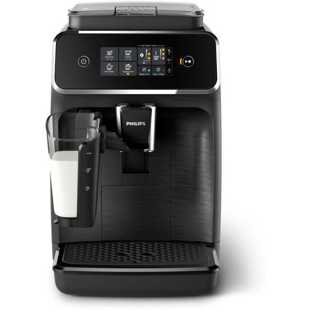 Machine Expresso Automatic Crusher - Philips - Serie 2200 - EP2230/10 - Mat Black - Pantalla táctil - 3 bebidas