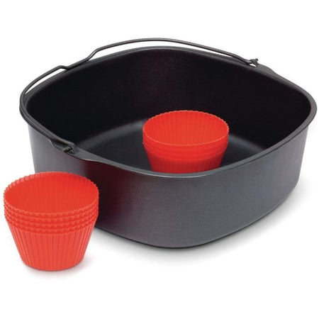 Kit de pastelería y moldes de muffins de silicona para Airfryer XL - Philips - HD9945/01