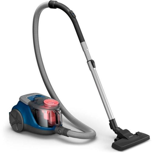 PHILIPS XB2123/09 - Aspirapolvere senza sacco - 850 W - Compatto - 1,3 L - Blu scuro / Pesca
