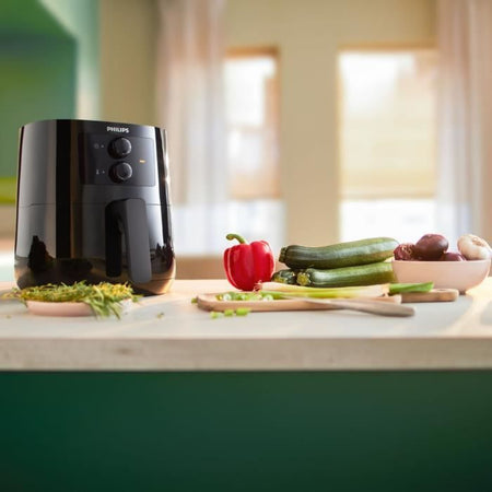 Friggitrice senza olio - PHILIPS - Airfryer L HD9200/90 3000 Series - 4,1 L - 4 persone - 7 preimpostazioni - Nero