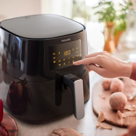 Philips Airfryer XL Oil -free Fryer 3000 HD9270/70, 1,2 kg, tecnologia Air Rapid, 7 Pre -setlements, Black